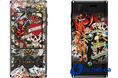  Sony Ericsson W595 Ed Hardy Edition