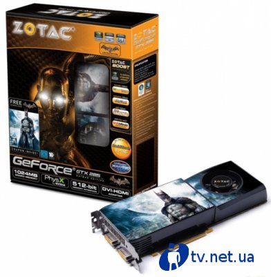  Zotac GeForce GTX 285: Batman Edition
