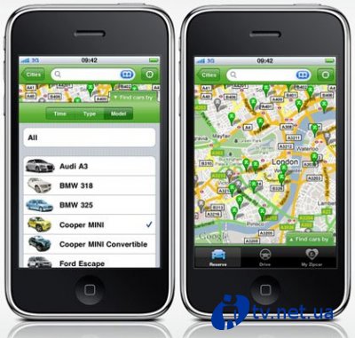         Zipcar   iPhone