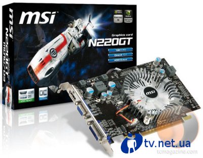 MSI GeForce GT 220    -   