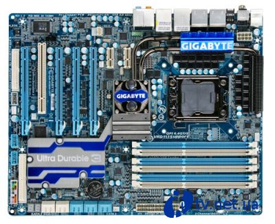 Gigabyte GA-X58A-UD7   333 Onboard Acceleration, 3-Way SLI  CrossFireX