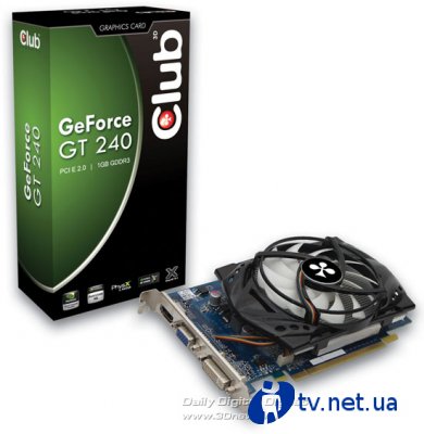    GeForce GT 240  Club 3D