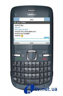 Nokia C3 -   Series 40  QWERTY 