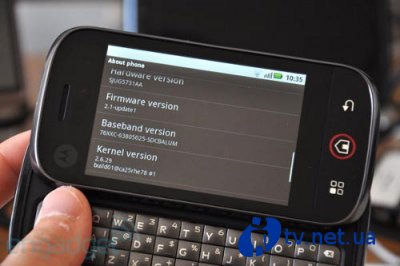 Motorola Cliq/Dext  Android 2.1:   