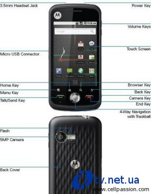 Motorola Quench XT5:  Android-  