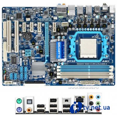  GIGABYTE GA-MA770T-US3     6- 