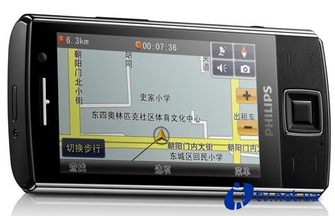 Philips показала свой первый телефон с GPS — Xenium X713