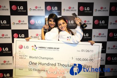 LG  $100 000  LG MOBILE WORLDCUP