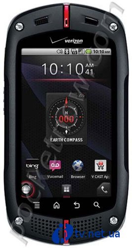 Casio GzOne Commando:  Android-