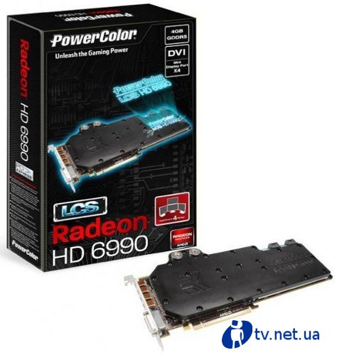 PowerColor LCS HD6990    Radeon HD 6990  