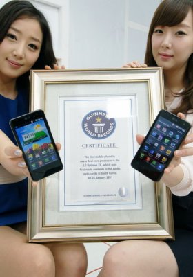 LG Optimus 2X попал в Книгу рекордов Гиннесса