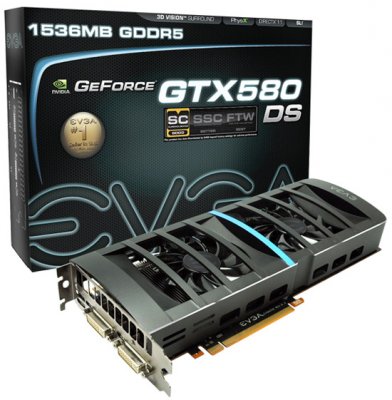  EVGA GeForce GTX 580 DS Superclocked