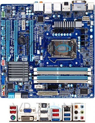 Micro-ATX  GIGABYTE  Intel Z68    PCI-E x16