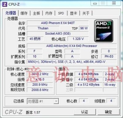  Athlon II X4 640 (E0)    Phenom II X6