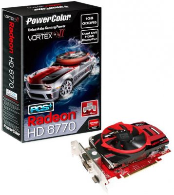   PowerColor PCS+ Radeon HD 6770 Vortex II Edition