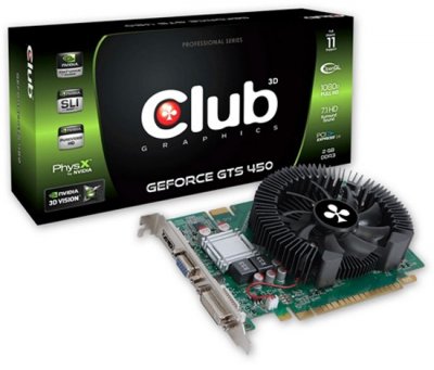 Club 3D GeForce GTS 450     DDR3