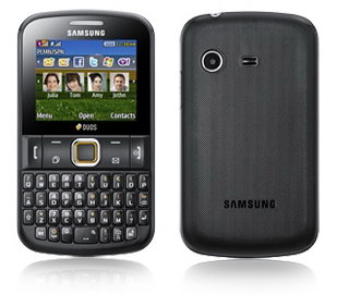 Samsung Ch@t 222  QWERTY-   SIM-