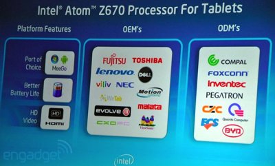 Computex 2011:     Intel   100  Atom
