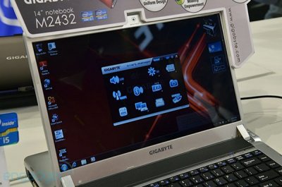 Computex 2011:  Gigabyte M2432  -  GeForce GT 440  
