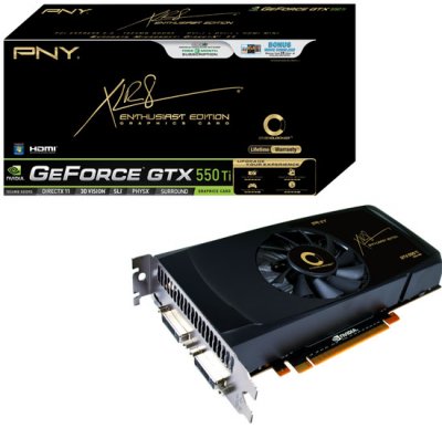  PNY GeForce GTX 550 Ti XLR8 OC   