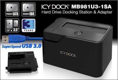 - ICY DOCK  USB 3.0  SATA/IDE-