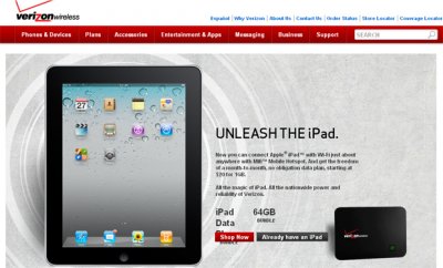 Apple   iPad 2,  Verizon Wireless