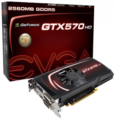  EVGA GeForce GTX 570  2560   GDDR5