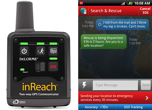 DeLorme inReach:  GPS-