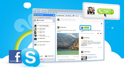 Facebook      Skype