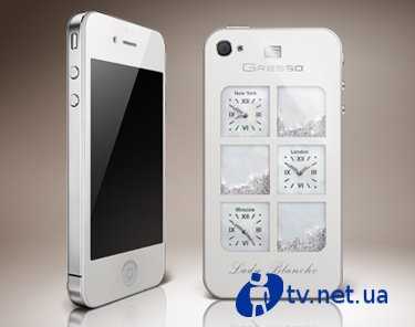 iPhone 4 Lady Blanche:    ,    Swarovski