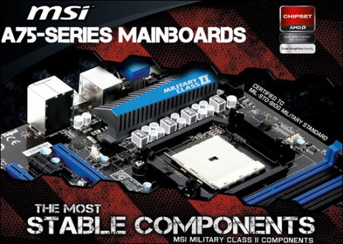     MSI A75-Series  Socket FM1