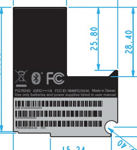 HTC PG76240 (Marvel)  FCC