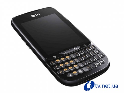 LG Optimus Pro C660: Android-  QWERTY-