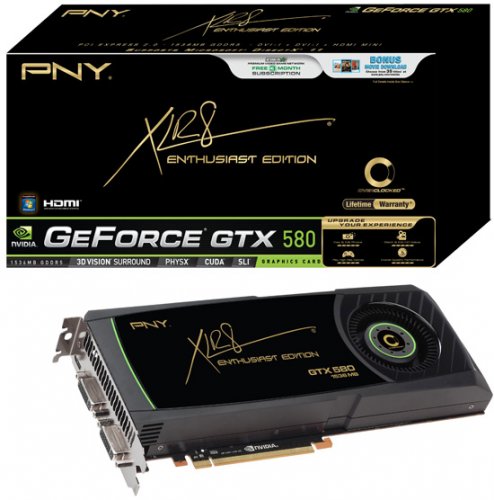 PNY XLR8 GeForce GTX 580 OC   