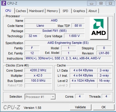 APU A8-3870     3DMark