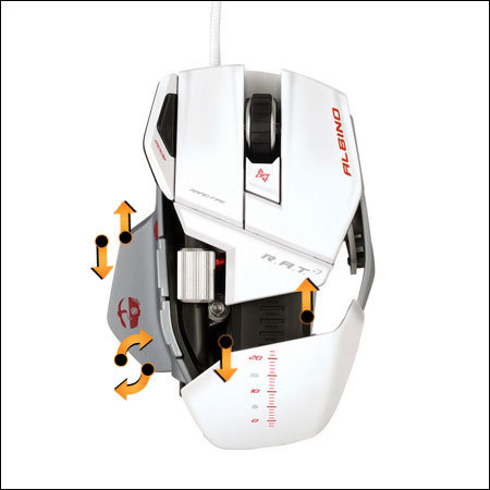  Cyborg R.A.T.7  Mad Catz   Albino Edition