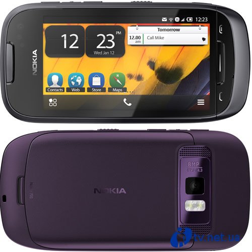 Nokia 701    Symbian Belle      