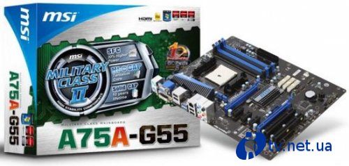   MSI A75A-G55   AMD Llano