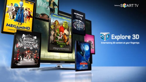 Samsung  3D VOD  "Explore 3D"   Smart TV