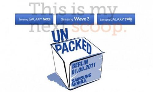 Samsung    IFA  Galaxy Note, Wave 3  Galaxy Tab 7.7
