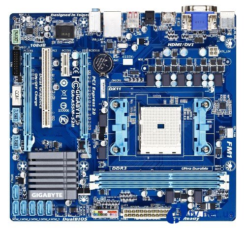   Gigabyte GA-A55M-S2H  GA-A55M-S2V  AMD A55  