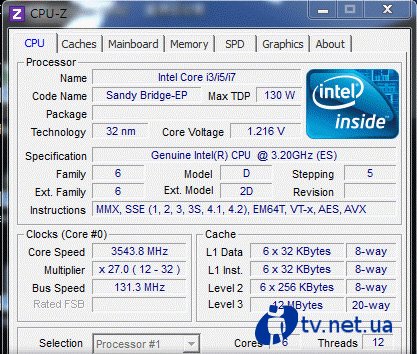  Core i7-3 (Sandy Bridge-E)  131  BCLK