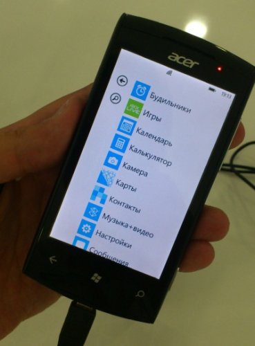 IFA 2011:  Acer W4  Windows Phone 7.5