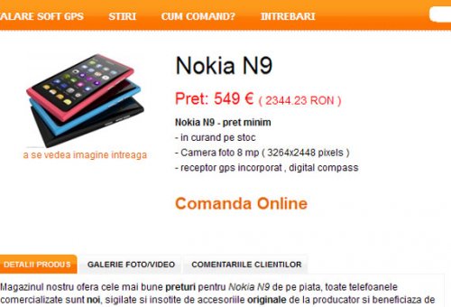    Nokia N9  MeeGo  