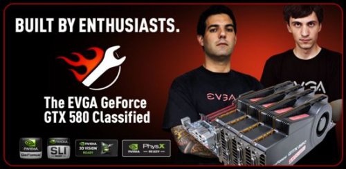  EVGA GeForce GTX 580 Classified:  