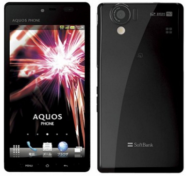 Sharp AQUOS Phone 102SH c 3D-«тачскрином» и 12,1-Мп камерой