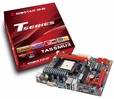 Biostar TA55MU3:  Micro-ATX   AMD A55