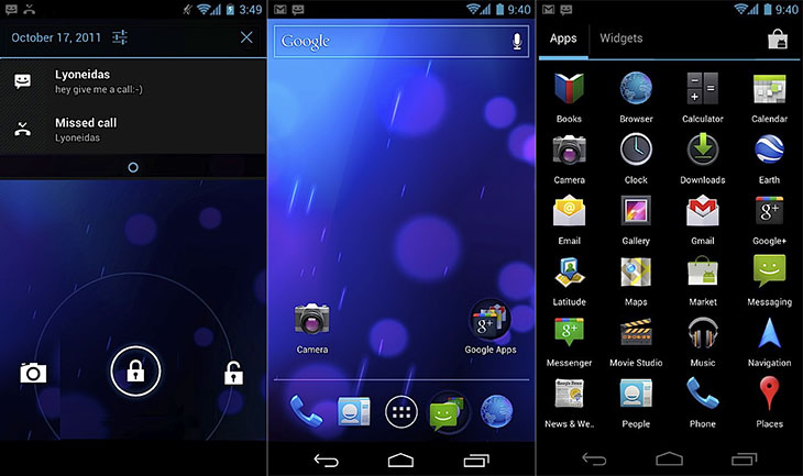 Google  Android 4.0