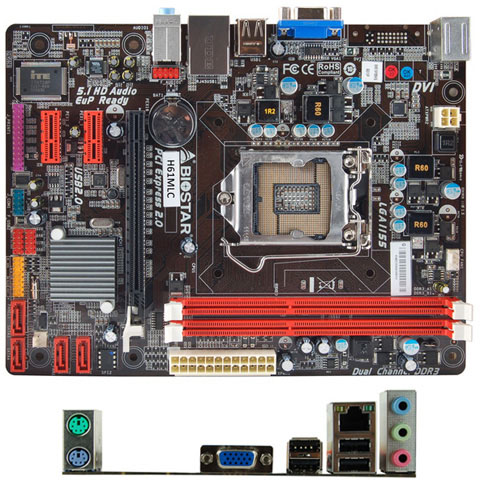   Micro-ATX  Biostar    Intel H61