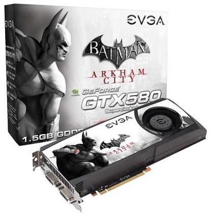 EVGA GeForce GTX 580 Superclocked   